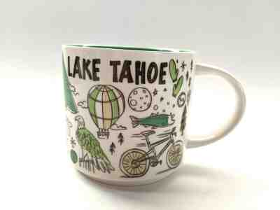 Starbucks Lake Tahoe Mug Been There Series 2018 Green and White - Sold on eBay Jan, 20th 2020 for $15.00