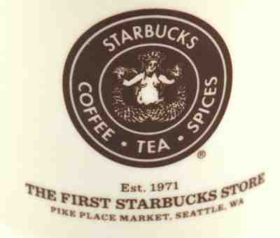 Starbucks Pike Place Market Coffee/Tea Mug Brown Logo Nude Siren Vtg - Sold on eBay Jan, 20th 2020 for $54.55