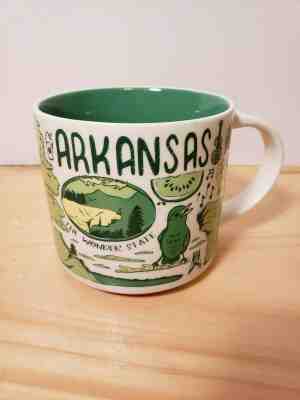 New Starbucks Been There Across The Globe Arkansas Coffee Cup Mug State Series - Sold on eBay Jan, 19th 2020 for $18.00
