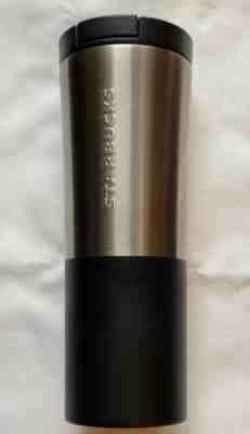 Starbucks Brushed Silver and Black Stainless Steel 20 oz. Tumbler  - Sold on eBay Jan, 19th 2020 for $48.98