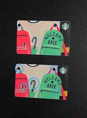 ???????? CANADA STARBUCKS WELCOME BACK " ERROR " GIFT CARD --- RARE -- NEW  - Sold on eBay Jan, 19th 2020 for $39.99