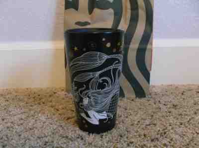 NEW Starbucks 2019 Holiday Black Gold Siren Mermaid Tumbler Ceramic 12oz Limited - Sold on eBay Jan, 19th 2020 for $32.95