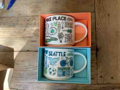 Starbucks Been There Series mug set - Seattle and Pike Place mugs - FREE SHIP! - Sold on eBay Jan, 19th 2020 for $44.99