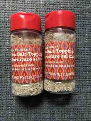 Starbucks Sea Salt Topping (two 2.8 OZ) NEW! RARE! - Sold on eBay Jan, 19th 2020 for $39.00
