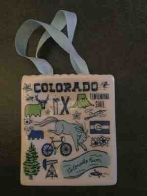 Starbucks "Been There Series"  2019 Colorado Ceramic Tote Ornament New. - Sold on eBay Jan, 19th 2020 for $19.95