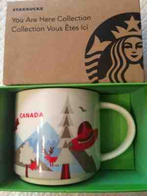 BRAND NEW! 2017 STARBUCKS YAH YOU ARE HERE CANADA 14 OZ CERAMIC MUG NIB - Sold on eBay Jan, 19th 2020 for $29.99