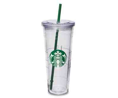 Starbucks Clear Double Wall Acrylic COLD CUP Tumbler VENTI 24oz - Sold on eBay Jan, 19th 2020 for $19.99