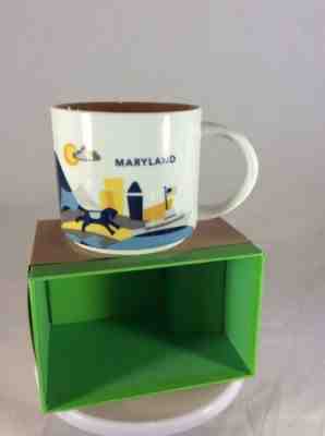 Maryland Starbucks Mug 14 oz. You Are Here Collection YAH Cup New In Box Rare - Sold on eBay Jan, 19th 2020 for $17.77