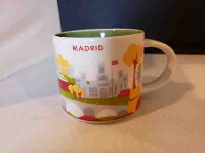 Starbucks MADRID Mug You Are Here  - NO BOX - Sold on eBay Jan, 19th 2020 for $35.00