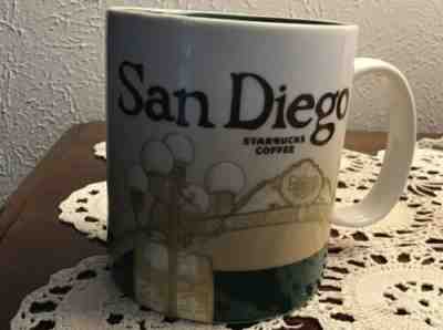 STARBUCKS 2009 San Diego California Beach Mug Cup World Collectors Series 16oz - Sold on eBay Jan, 19th 2020 for $15.00