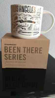 Starbucks Los Angeles Been There Ceramic Mug 14oz Holiday 2018 White Gold NIB - Sold on eBay Jan, 19th 2020 for $31.99