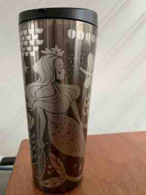 Starbucks Coffee Stainless Mermaid Siren Tumbler Travel Mug 2017 16 oz  - Sold on eBay Jan, 19th 2020 for $25.00
