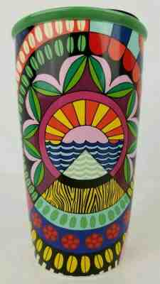Starbucks JESSIE & KATEY doubled walled ceramic travel tumbler swivel sip spout - Sold on eBay Jan, 19th 2020 for $39.95