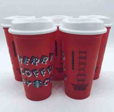 Lot Of 90 Starbucks Holiday Merry Coffee Grande Reusable Red Cup 16oz. - Sold on eBay Jan, 19th 2020 for $90.00