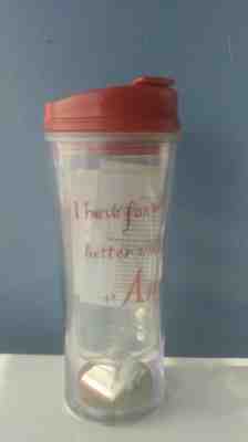 Starbucks Huxley Mouse Reading '10 Glitter Clear Plastic Travel Cup Cocoa NEW - Sold on eBay Jan, 19th 2020 for $25.00