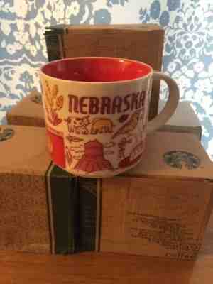 New STARBUCKS Nebraska Error Misprint You Are Here Coffee Mug (Misprint Slogan) - Sold on eBay Jan, 19th 2020 for $19.99