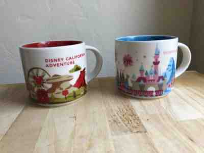 Starbucks You Are Here Disneyland Mugs - Sold on eBay Jan, 19th 2020 for $45.00