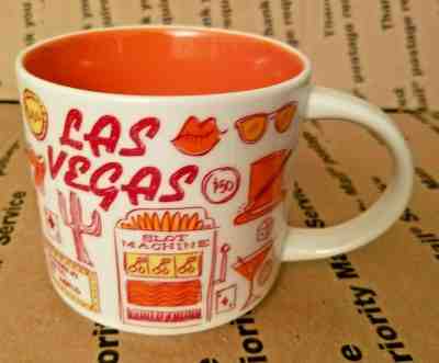 Starbucks LAS VEGAS Nevada Been There Series 2018 Coffee Mug 14 oz cup  - Sold on eBay Jan, 19th 2020 for $19.97