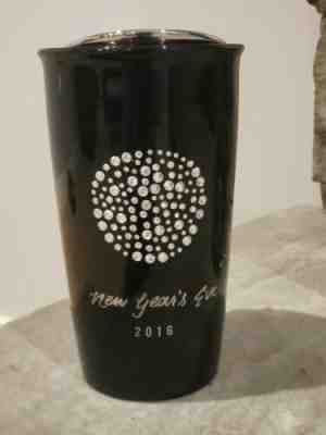 Starbucks Swarovski Crystal Ceramic Tumbler Mug New Years Eve 2016 RARE. - Sold on eBay Jan, 19th 2020 for $50.00