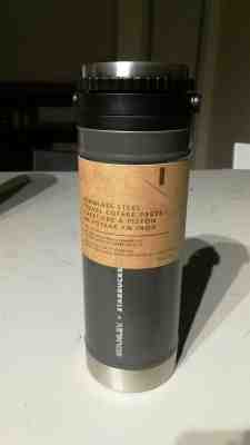 NEW Stanley Starbucks Stainless Steel Travel Coffee Press 16 fl. oz. - Gray  - Sold on eBay Jan, 19th 2020 for $38.00