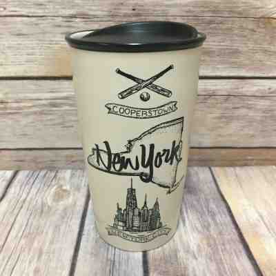 Starbucks New York Travel Coffee Mug Cooperstown Baseball Sports - Sold on eBay Jan, 19th 2020 for $49.99