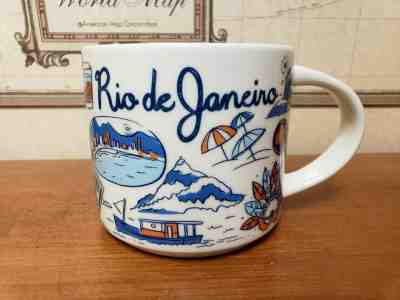  STARBUCKS Rio De Janiero  BRAZIL  BRASIL  COFFEE MUG  You are here