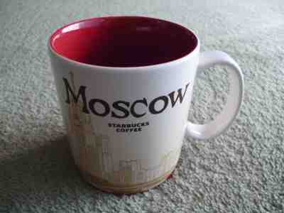 STARBUCKS MOSCOW RUSSIA MUG COLLECTOR SERIES 16 FL OZ 2013 EXCELLENT! - Sold on eBay Jan, 18th 2020 for $32.45