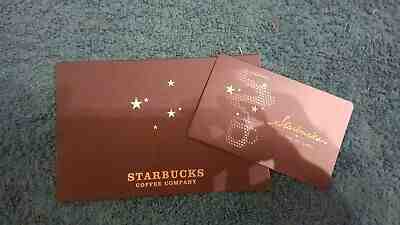 RARE! & NEW! Starbucks Taiwan 2010 Night Sky Gift Card w/BLACK Matching Sleeve - Sold on eBay Jan, 17th 2020 for $39.44
