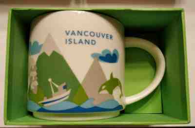 Starbucks You Are Here Mug with Box/Sticker - Vancouver Island - Sold on eBay Jan, 17th 2020 for $15.00