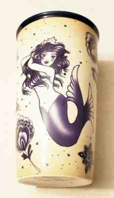 Starbucks 2016 Tattoo Sailor Siren Mermaid Ceramic Tumbler Travel Mug  - Sold on eBay Jan, 17th 2020 for $45.00