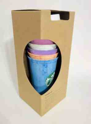RARE 2019 Starbucks Reusable Hot Cups 6 Pack Lids Star Bucks Not Color Changing - Sold on eBay Jan, 22nd 2020 for $25.95