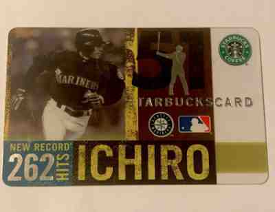 2005 STARBUCKS ICHIRO Hit Record Gift Card - Sold on eBay Jan, 22nd 2020 for $22.50