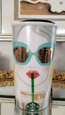 New With Tag Starbucks Los Angeles LA Sunglasses Ceramic Tumbler 12oz California - Sold on eBay Jan, 22nd 2020 for $24.99