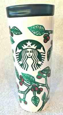 2017 Starbucks Holly Berry Stainless Steel Tumbler 16 Oz. - New w/o Tag - Sold on eBay Jan, 21st 2020 for $17.05