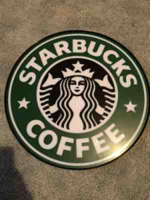 Authentic STARBUCKS Coffee Store Front 18" Siren Logo Sign Wall Decor  - Sold on eBay Jan, 21st 2020 for $45.00