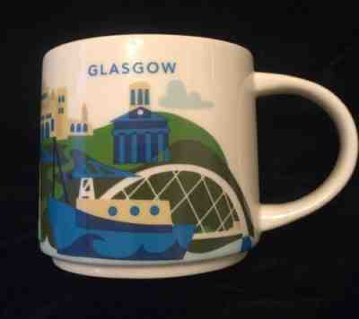 Starbucks Glasgow Mug YAH Scotland UK Bridge Clyde Coffee Cup You Are Here New - Sold on eBay Jan, 21st 2020 for $49.99
