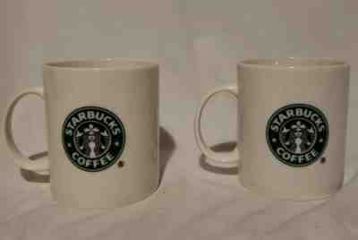 Starbucks Barista Mug Set 2 Large Mermaid Logo Coffee Tea Cup 2001 Cups Mugs - Sold on eBay Jan, 21st 2020 for $19.99