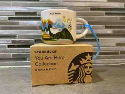 NIB Starbucks Austria YAH Series Ornament - 2oz You Are Here Mug - Ships from US - Sold on eBay Jan, 21st 2020 for $27.99