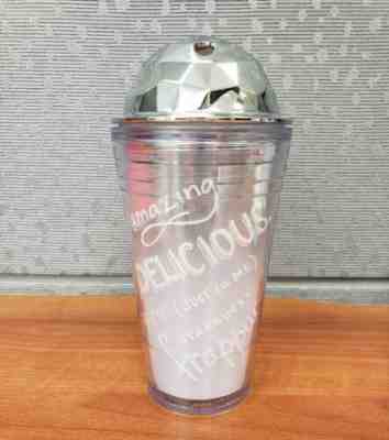 Starbucks 2012 My Frappucino 16 Oz Travel Cup With Silver Dome Lid - Sold on eBay Jan, 21st 2020 for $16.46
