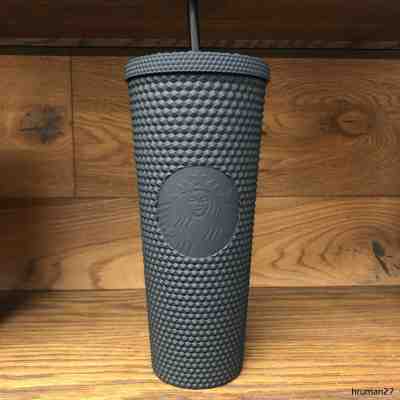 Starbucks Studded Cold Cup Tumbler - Matte Black - 24oz - FREE EXPRESS SHIPPING - Sold on eBay Jan, 21st 2020 for $95.00