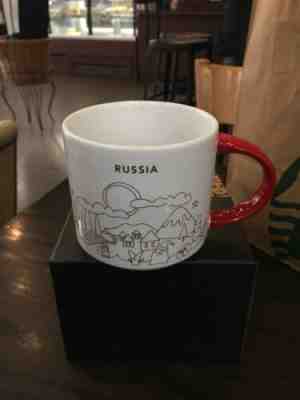 Starbucks Russia Christmas you Are Here Coffee Mug Cup 14 Oz Collection 2019 - Sold on eBay Jan, 21st 2020 for $37.00