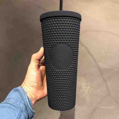 Starbucks   Studded Cold Cup Tumbler - Matte Black - 24oz  - Sold on eBay Jan, 21st 2020 for $69.50