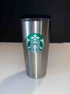 Starbucks Mermaid Logo Stainless Steel 20 Oz. Coffee Tumbler Excellent shape - Sold on eBay Jan, 21st 2020 for $19.00