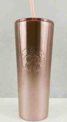 Starbucks 2019 rose gold pink tumbler Holiday Xmas - Sold on eBay Jan, 21st 2020 for $29.95