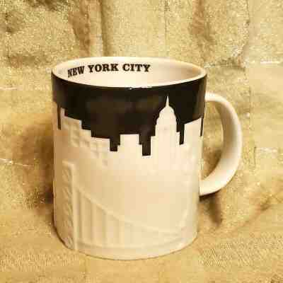 Starbucks Coffee Tea New York City Collection Mug Cup Cab Skyline 2019 NYC 16oz - Sold on eBay Jan, 21st 2020 for $15.99