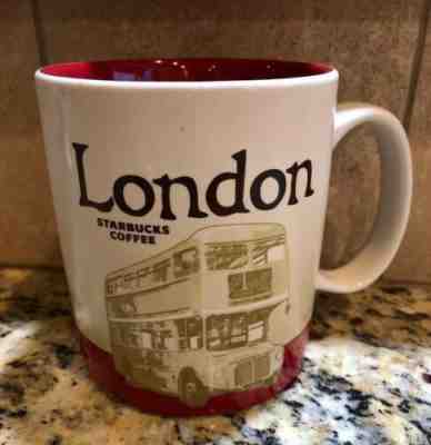 Starbucks London Coffee Mug Global Icon City Collector Series Double Decker Bus  - Sold on eBay Jan, 21st 2020 for $33.99