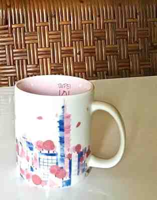 Starbucks Mini 2019 Exclusive Taipei Tower 101 Sakura Cherry Blossom 3 oz Mug  - Sold on eBay Jan, 19th 2020 for $25.00