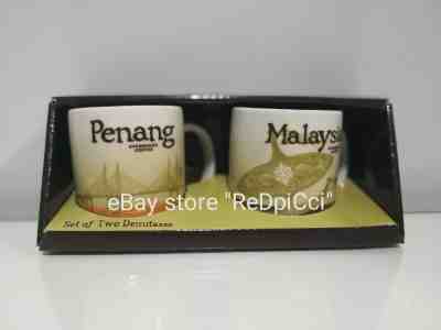 Starbucks MALAYSIA PENANG Demitasse Mini Mug - Set of 2