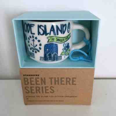 Starbucks Been There Ornament BTS Rhode Island 2oz Mini Mug NWT Little Rhody - Sold on eBay Jan, 17th 2020 for $35.99