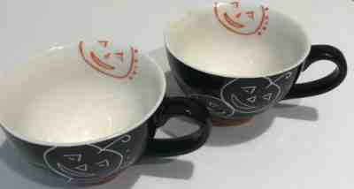 Starbucks Halloween Pumpkin Jack O Lantern Coffee Mug Cup 2007 Black  Pair - Sold on eBay Jan, 23rd 2020 for $19.99
